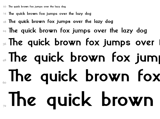Yellow Peas font waterfall